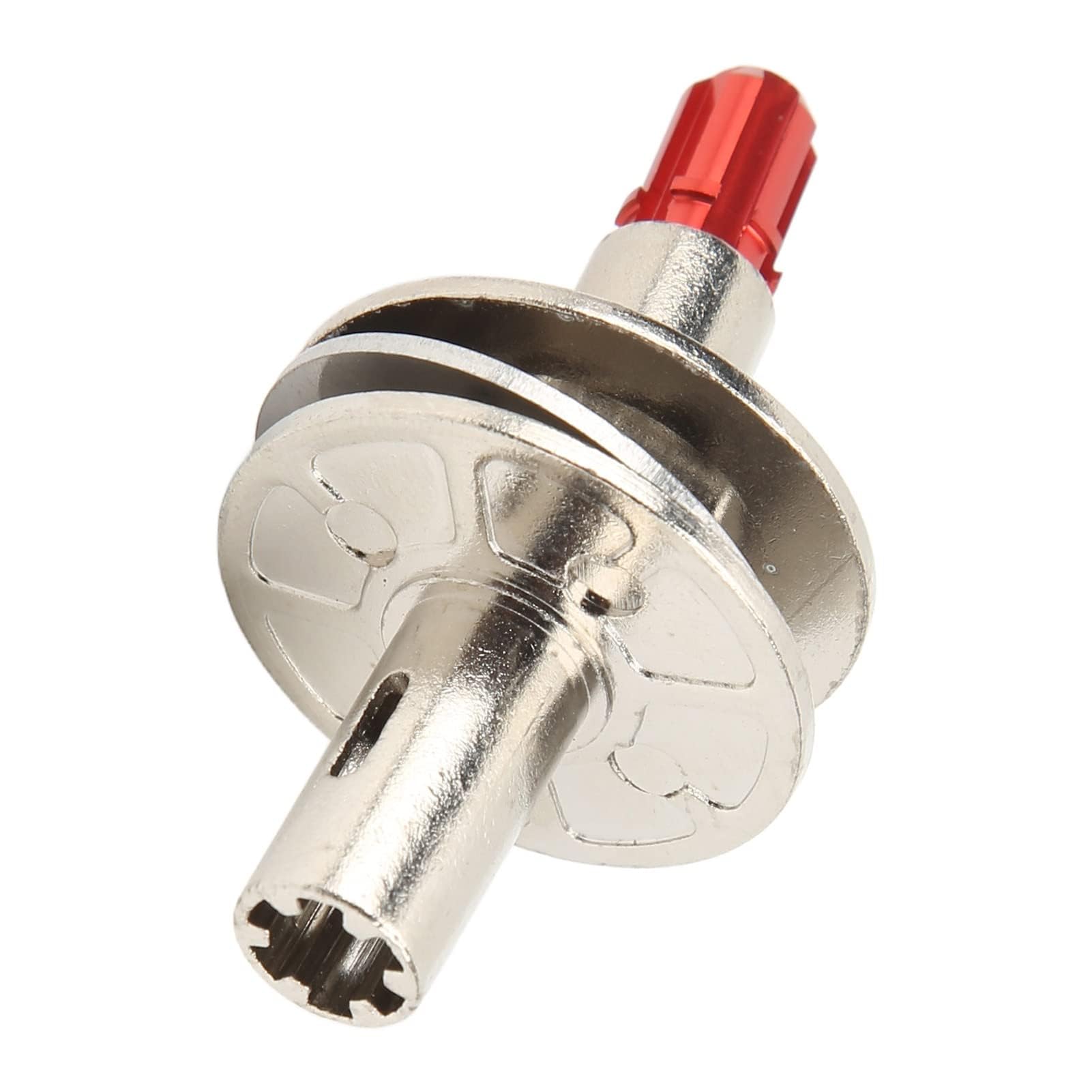 HERCHR Stainless Steel 57T Slipper Set Slipper Clutch Spur Gear Metal RC Upgrade Parts for Arrma 1/10 Granit for Typhon 1/10 RC Cars(Red)
