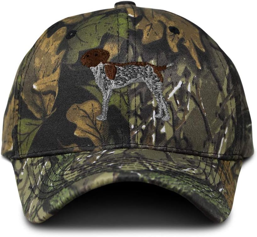 Custom Camo Baseball Cap German Shorthair Pointer B Embroidery Cotton
