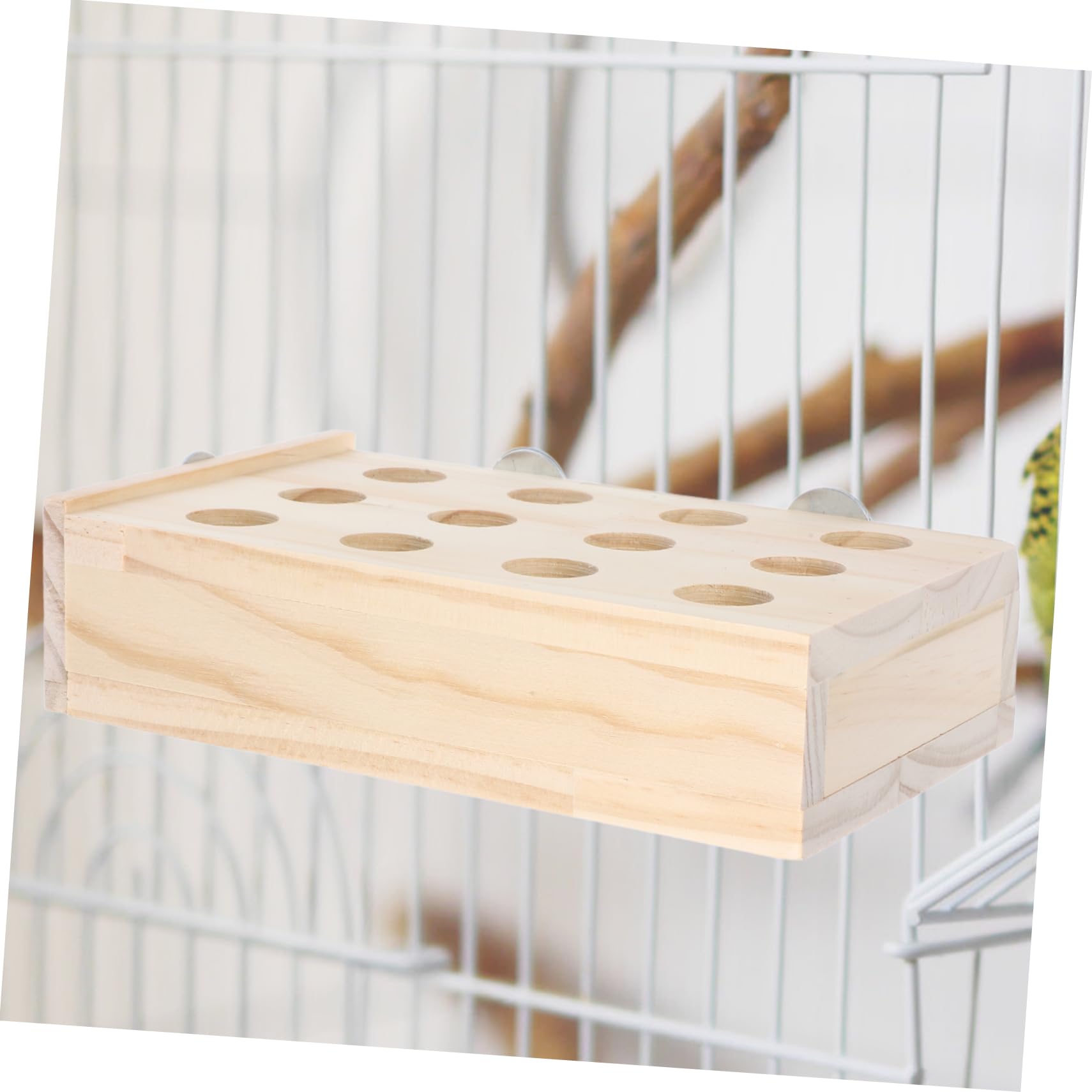 Kisangel 4 Piezas De Juguete De Forrajeo para Loros Juguete De Forrajeo para Periquitos Juguetes para Masticar Periquitos Juguetes De Madera para Triturar Pájaros Parque Infantil para
