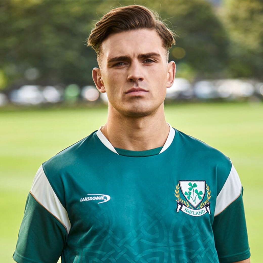 Lansdowne Green Ireland Celtic Design Performance T-Shirt Grünes Irland T-Shirt mit keltischem Design
