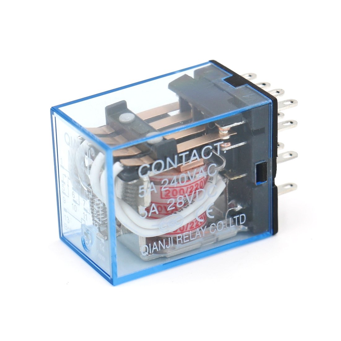 Baomain General Purpose Power Relay MY4NJ AC 200/220V Coil 14 pin terminal 28VDC