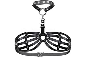 Leather Strap Adjustable Harness Lingerie