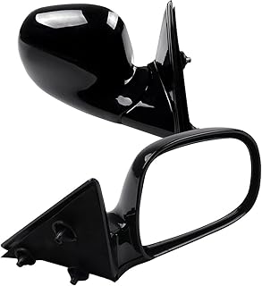 SCITOO Left+Right Manual Foldable Black Side View Mirrors fit 94-98 for Chevy Blazer S10 94-98 for GMC Jimmy S-15 Sonoma 96-98 for Isuzu Hombre 96-98 Olds Bravada (Pair)