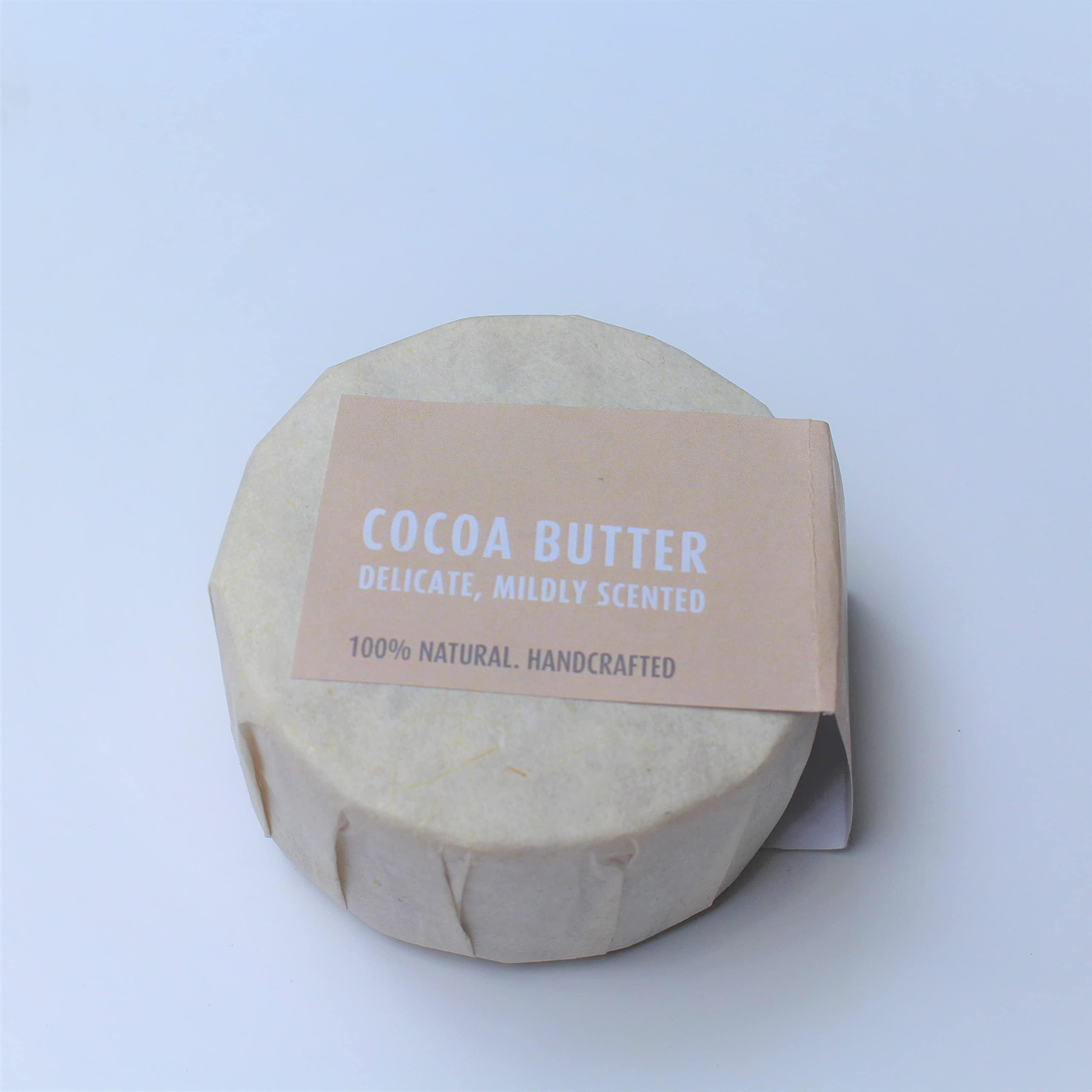 Cocoa Butter Soap | Delicate. Mildly Scented. | 100% Natural. Handcrafted | 100 gms.
