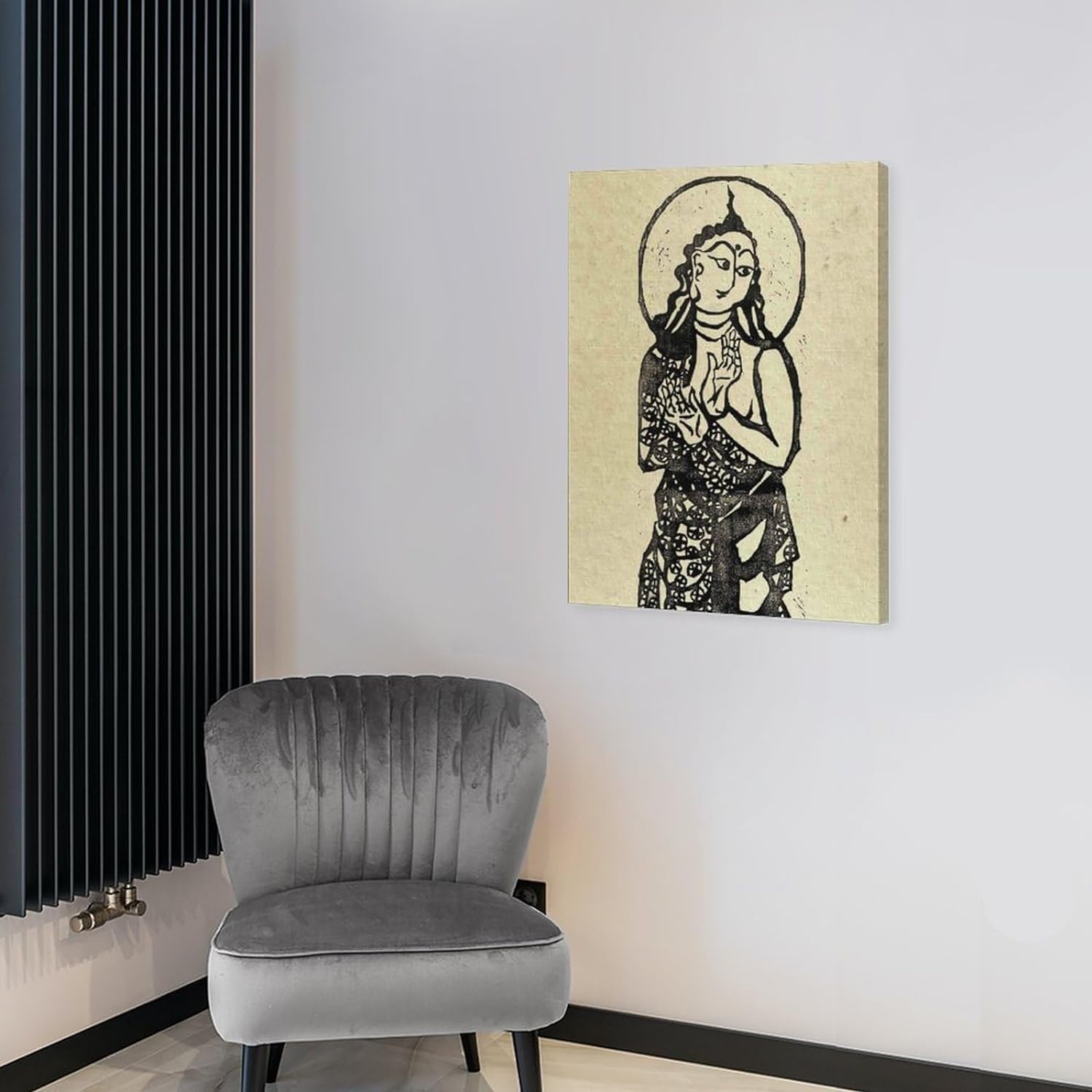 棟方志功　版画「法隆寺」インテリア　壁掛け 棟方志功 版画「法隆寺」インテリア 壁掛け