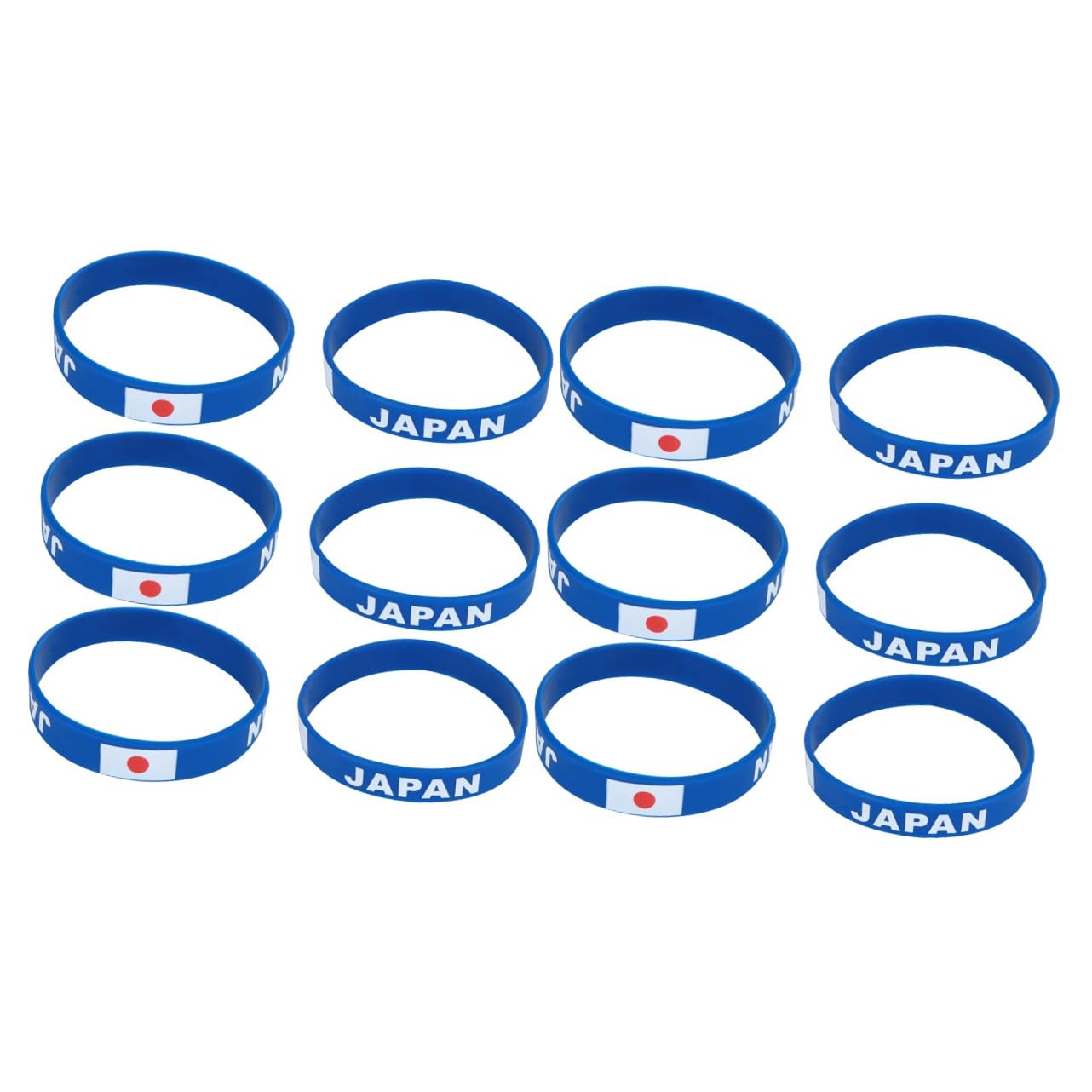HANABASS 12 Pièces Bracelet De Pays Bracelet Drapeau National Drapeau Du Pays Du Japon s De Sport s De Compétition Sportive Bandes Groupe
