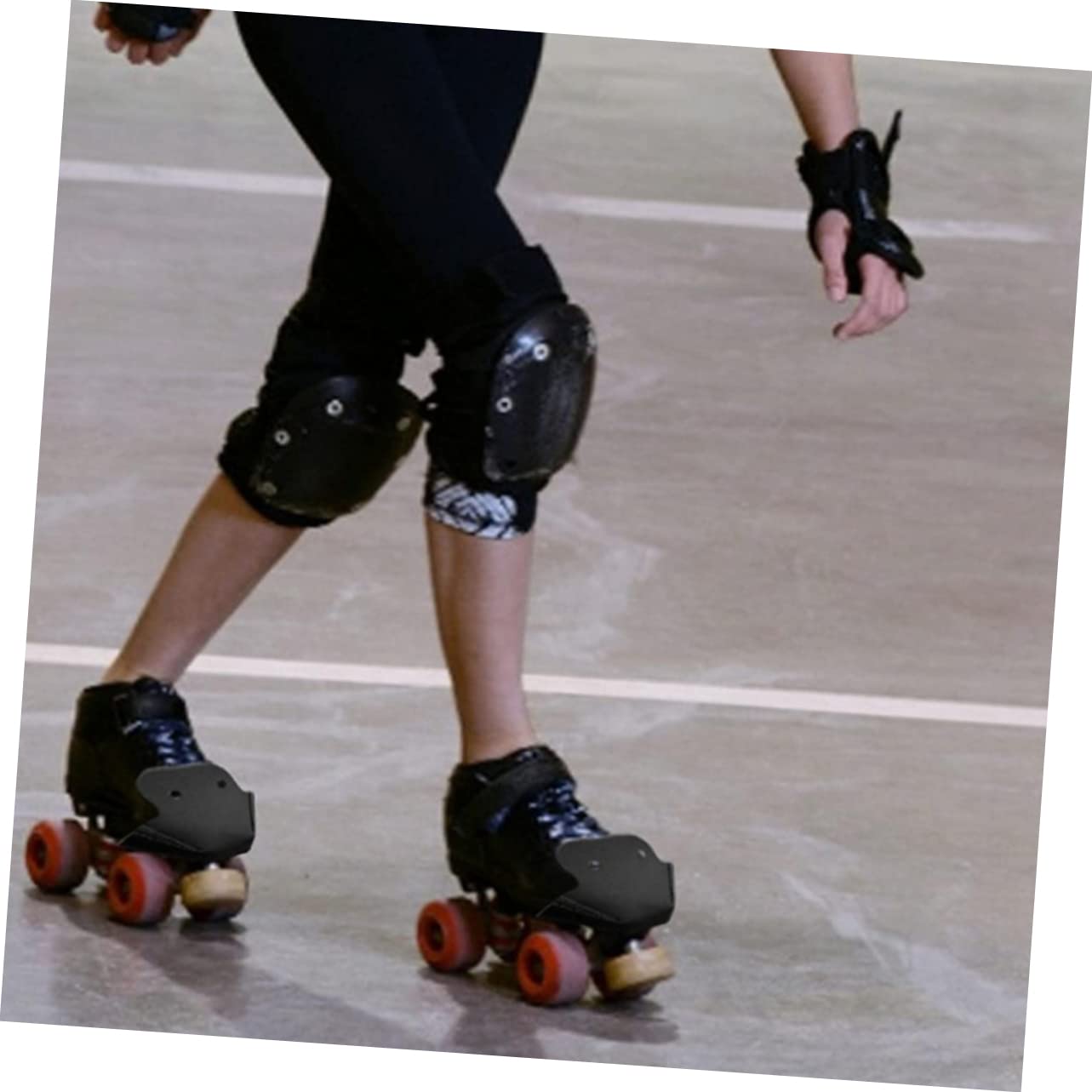 ibasenice Skate-Zehenschutz Kappen Separator Pads Schützend Beschützer Dein Für Bewachen Zehenschutz Rollschuhe Schlittschuhe Liefern Skates Zubehör Black Leder