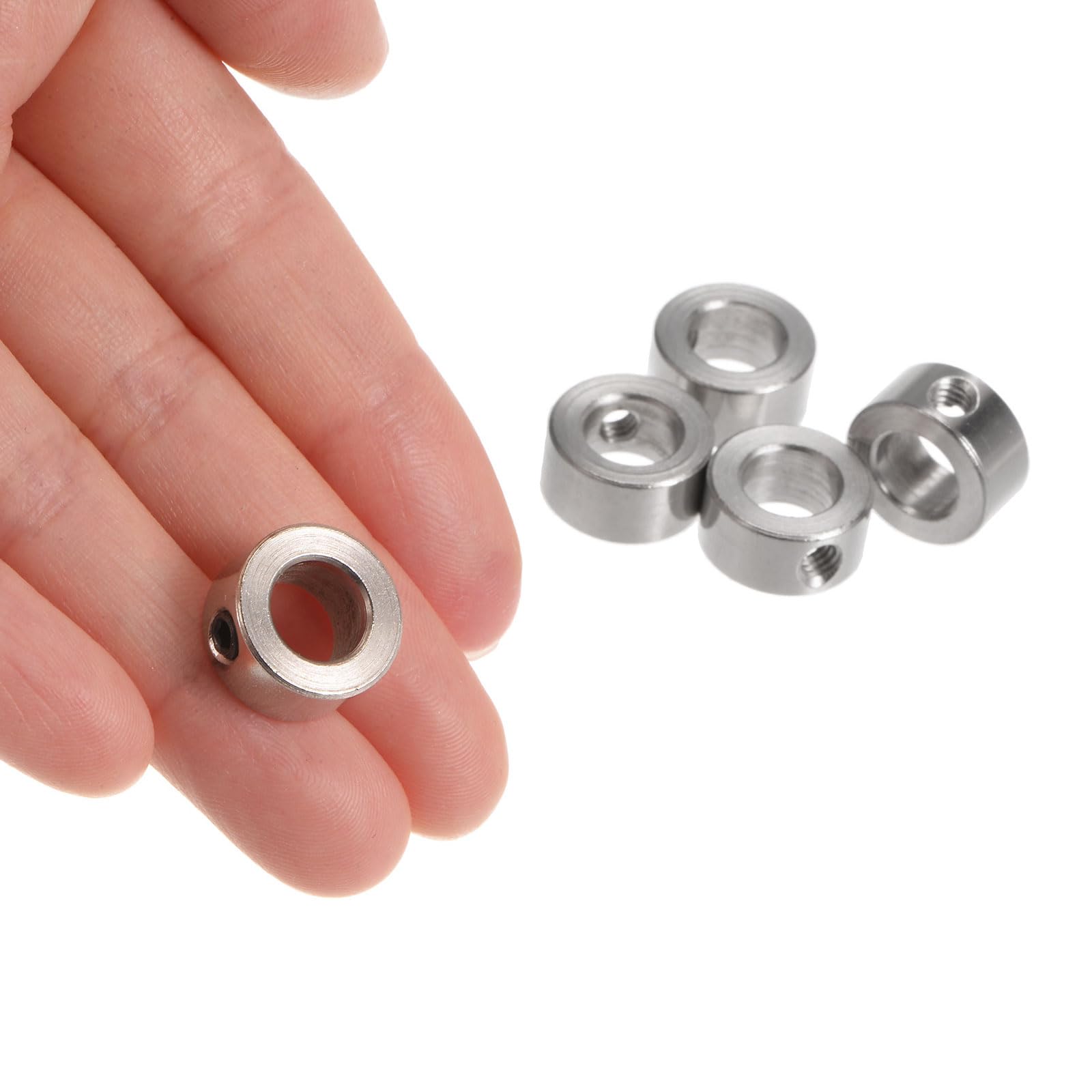 Stainless Steel Shaft Collars - 12 Pack -4