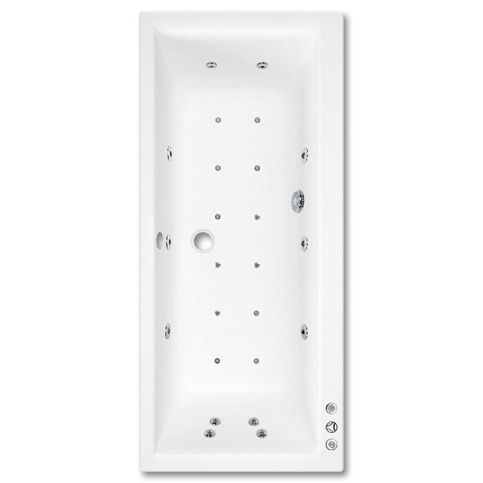 Trojan Elite Duo 1800 x 800mm 24 Jet Whirlpool/Spa Bath