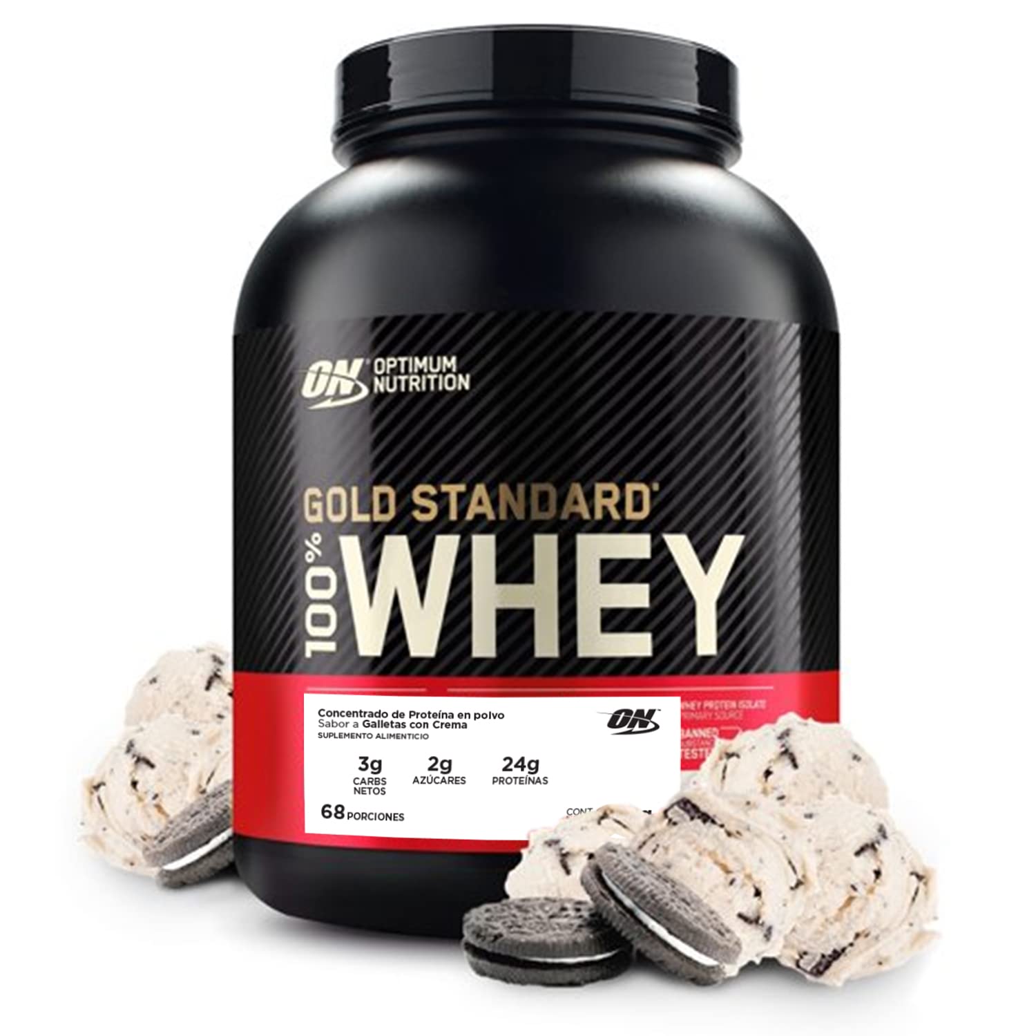 Optimum Nutrition 100% Whey Gold Standard, Cookies and Cream, 5 LB by Optimum Nutrition