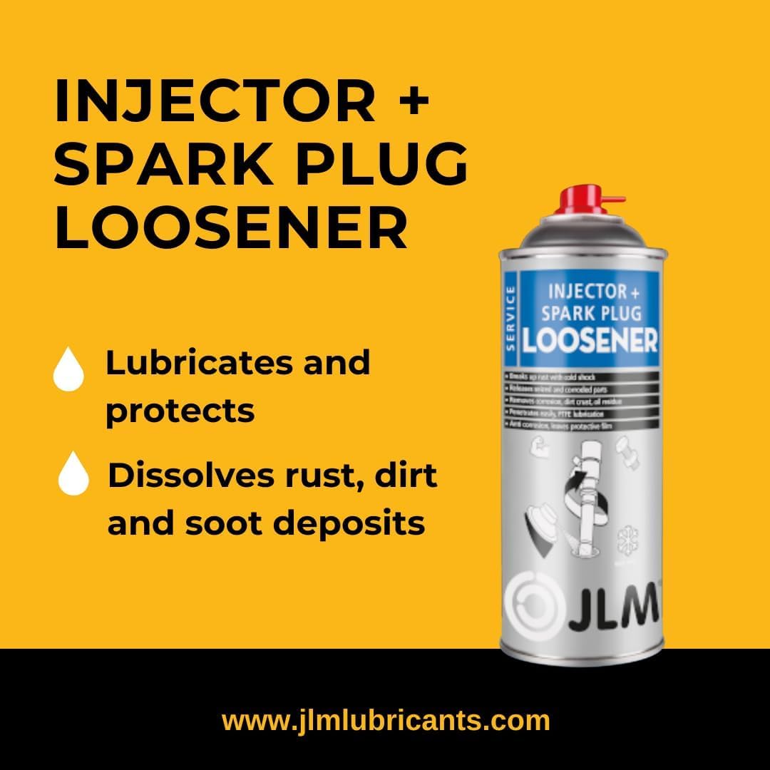 JLM Injektoren und Glühkerzen löser/Zundkerzen - Rostlöser Rost-Schock-Spray 3x400ml - 1,2L