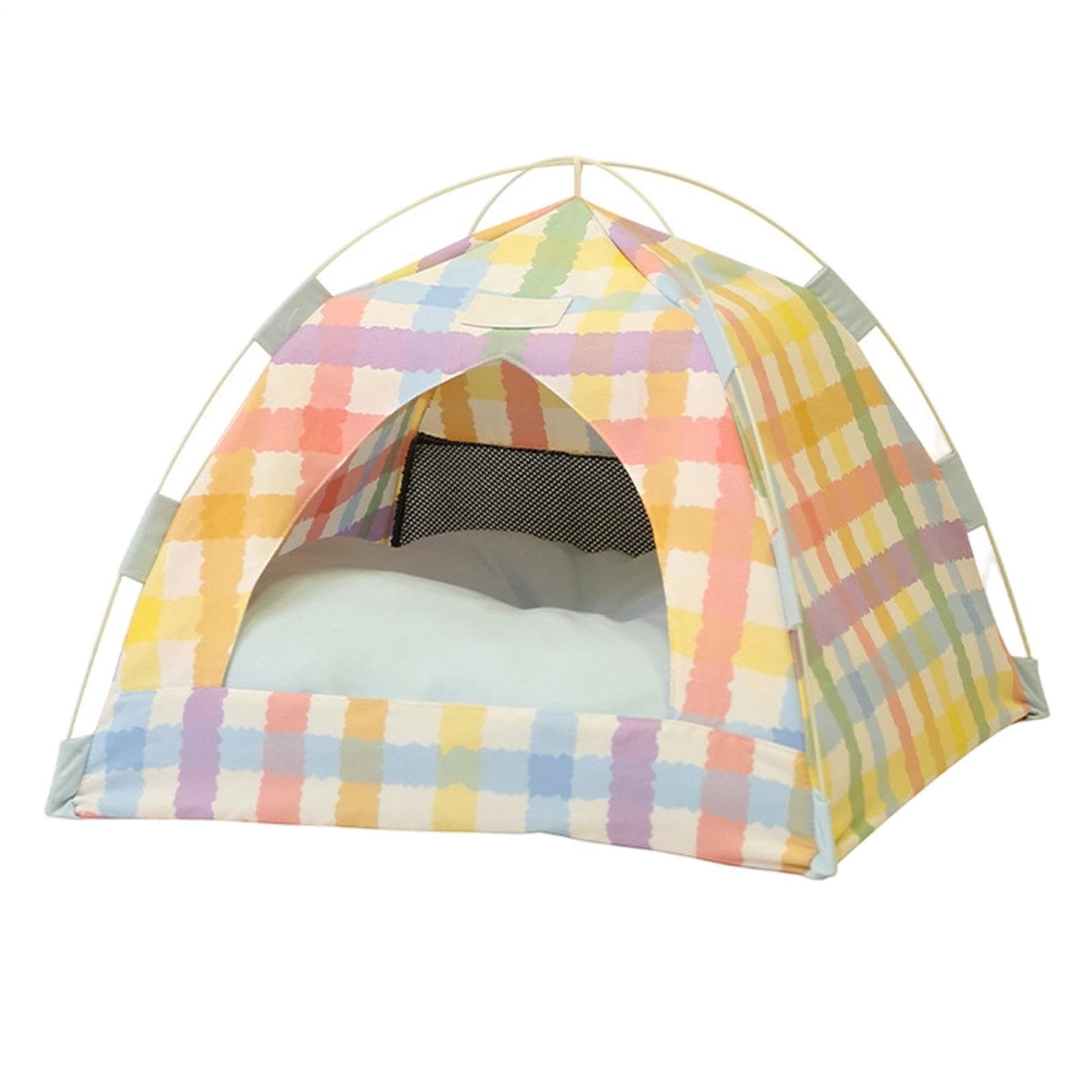 Tenda Gatto Rifugio Pieghevole a Forma di Grotta con Ventilazione a Rete e | Tenda Per Gatti Per Portico, Balcone, Terrazza, Dormitorio, Appartamento, Soggiorno E Casa