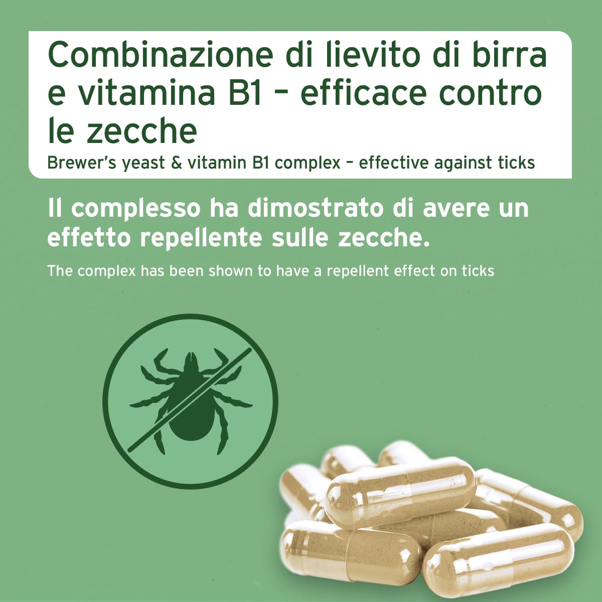 AniForte protezione zecche per cani 35-50 kg, 60 capsule – scudo naturale contro zecche e parassiti, protezione antiparassitaria, antiparassitario e repellente zecche