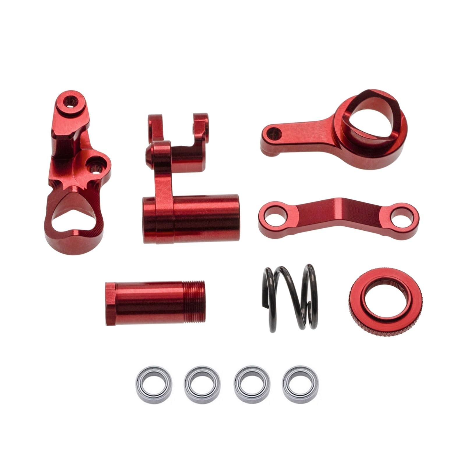 2 Pezzi Tiranti Servosterzo Anteriori/posteriori Per RC Traxxas Slash 1/10 5807