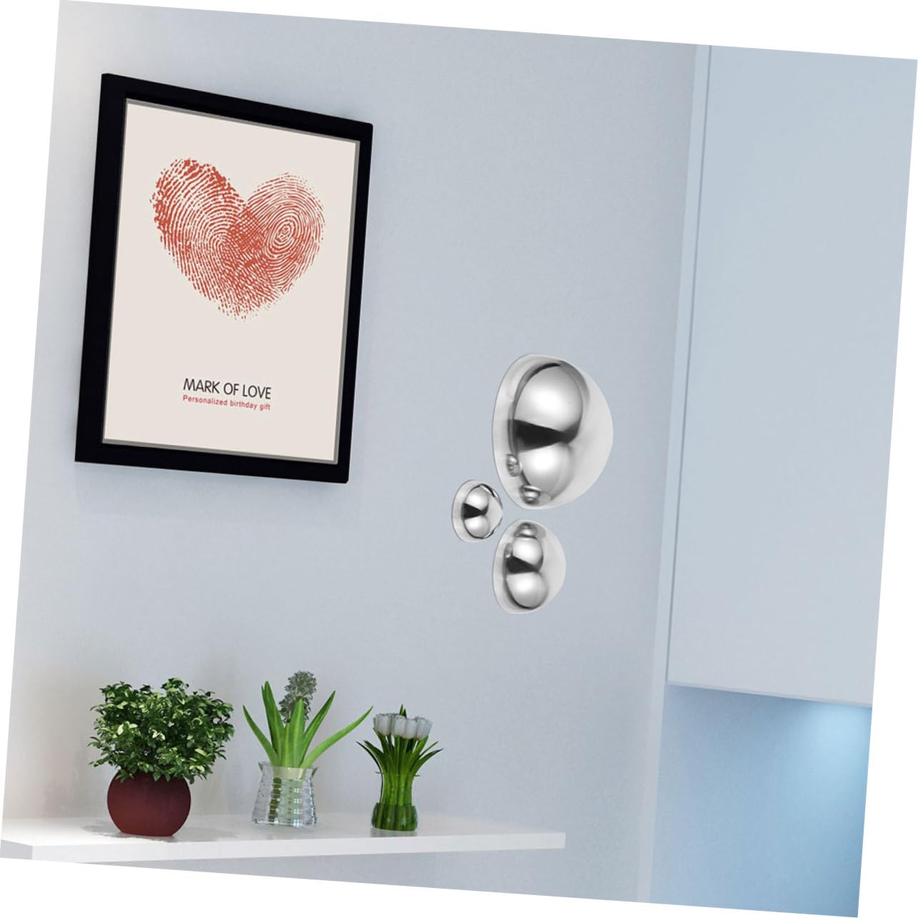 Sfere Decorative Acciaio Inossidabile Lucido Da Giardino Palla Riflettente Per Decorazioni Murali e Emisfero Per Esterni Design Elegante e Resistente Effetto Visivo