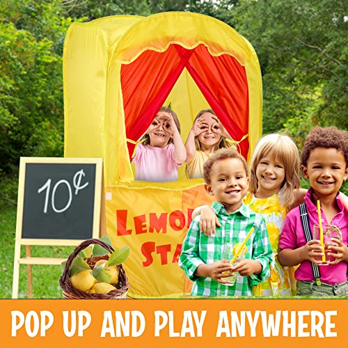 Playbees 850040992335 Puppet Show Pop-Up Play Tent W/Front Stage Toddler Playhouse Theater Pretend Play Tent Kids thumb #5