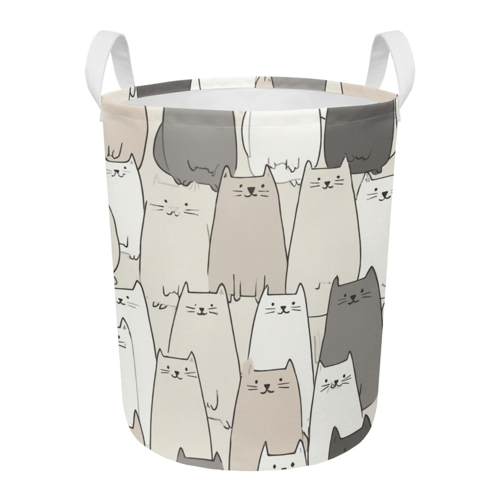 Gato Beigecesto ropa sucia pequeño