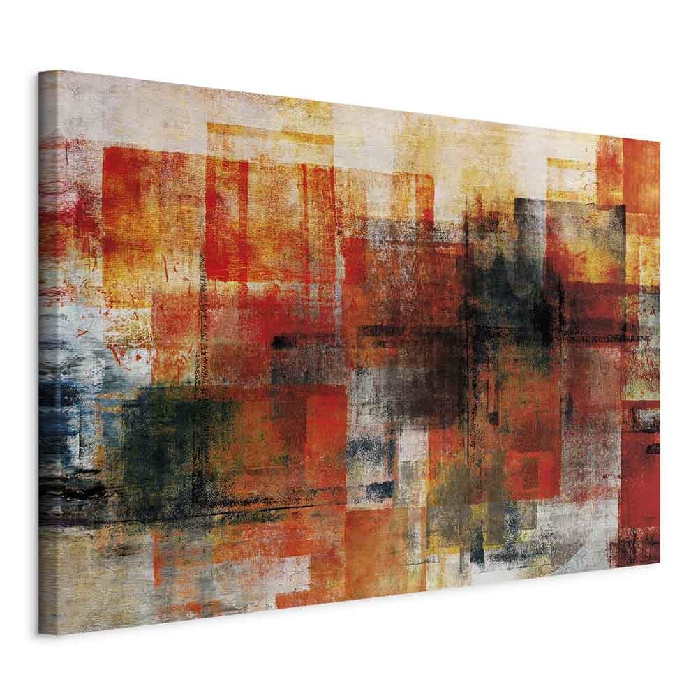 Quadro Astratto Su Tela 90x60 Cm Con Kit Di Sospensione – Decorazione Elegante Per Soggiorno, Camera, Ufficio, Regalo Originale