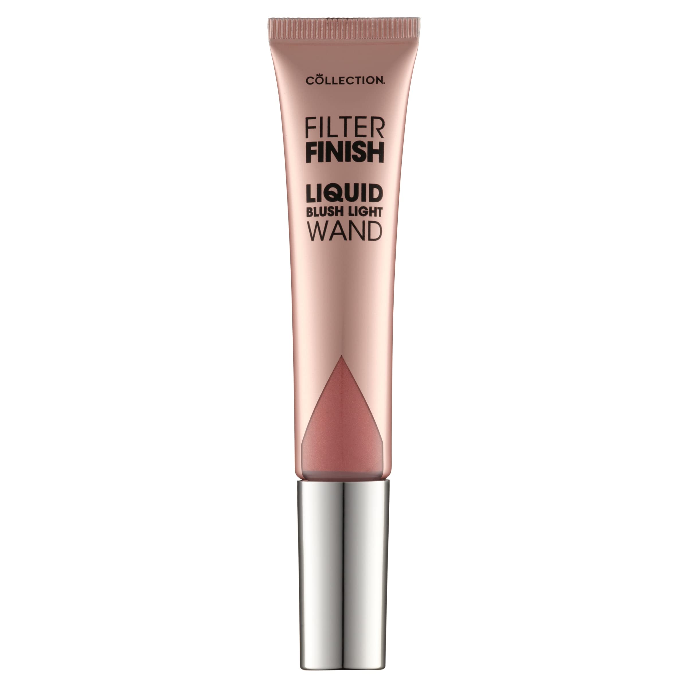 Cosmetics Filter Finish Liquid Blush Wand, Highlighting & Illuminating, Peach Pleasure, Vegan