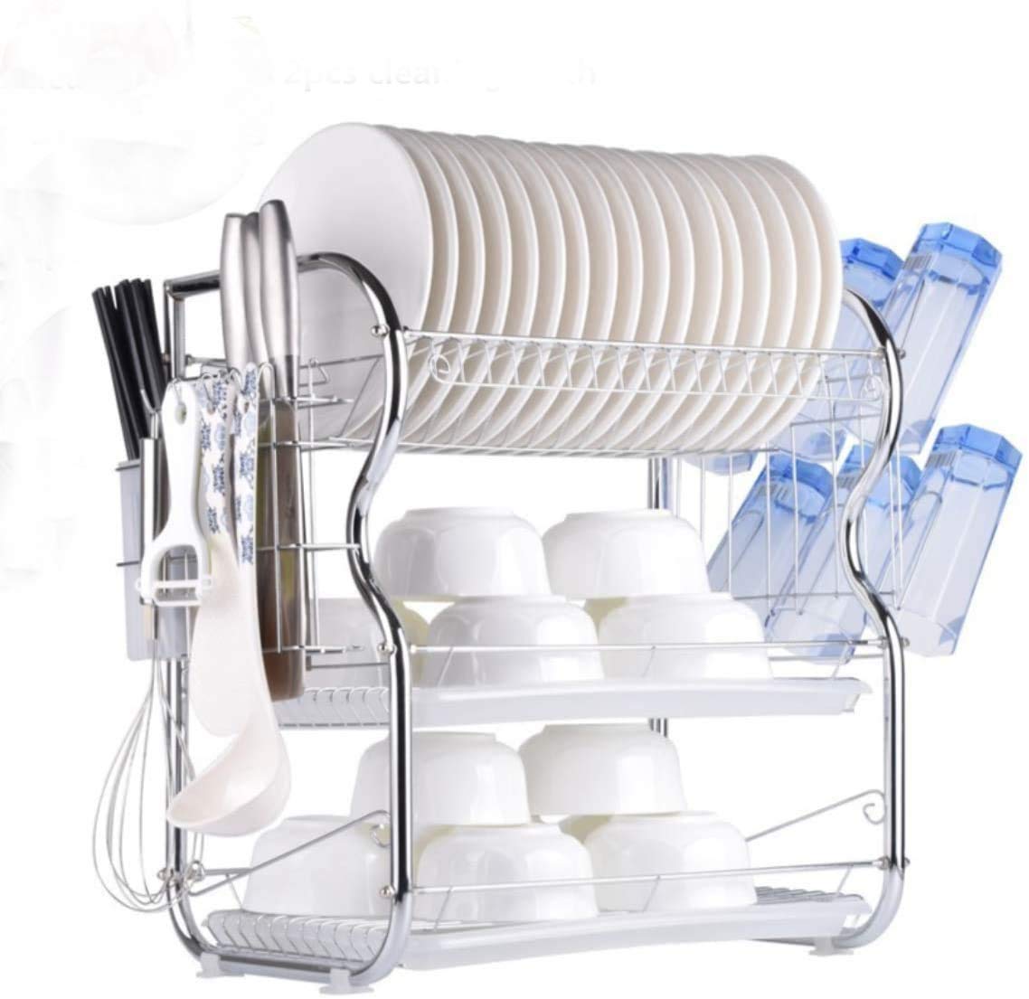 Buy Homarket Dish Rack Dish Drainer Drying Shelf Stand Storage Dryer