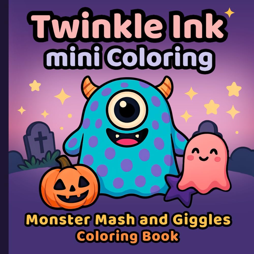 Twinkle Ink Mini Coloring: Monster Mash and Giggles
