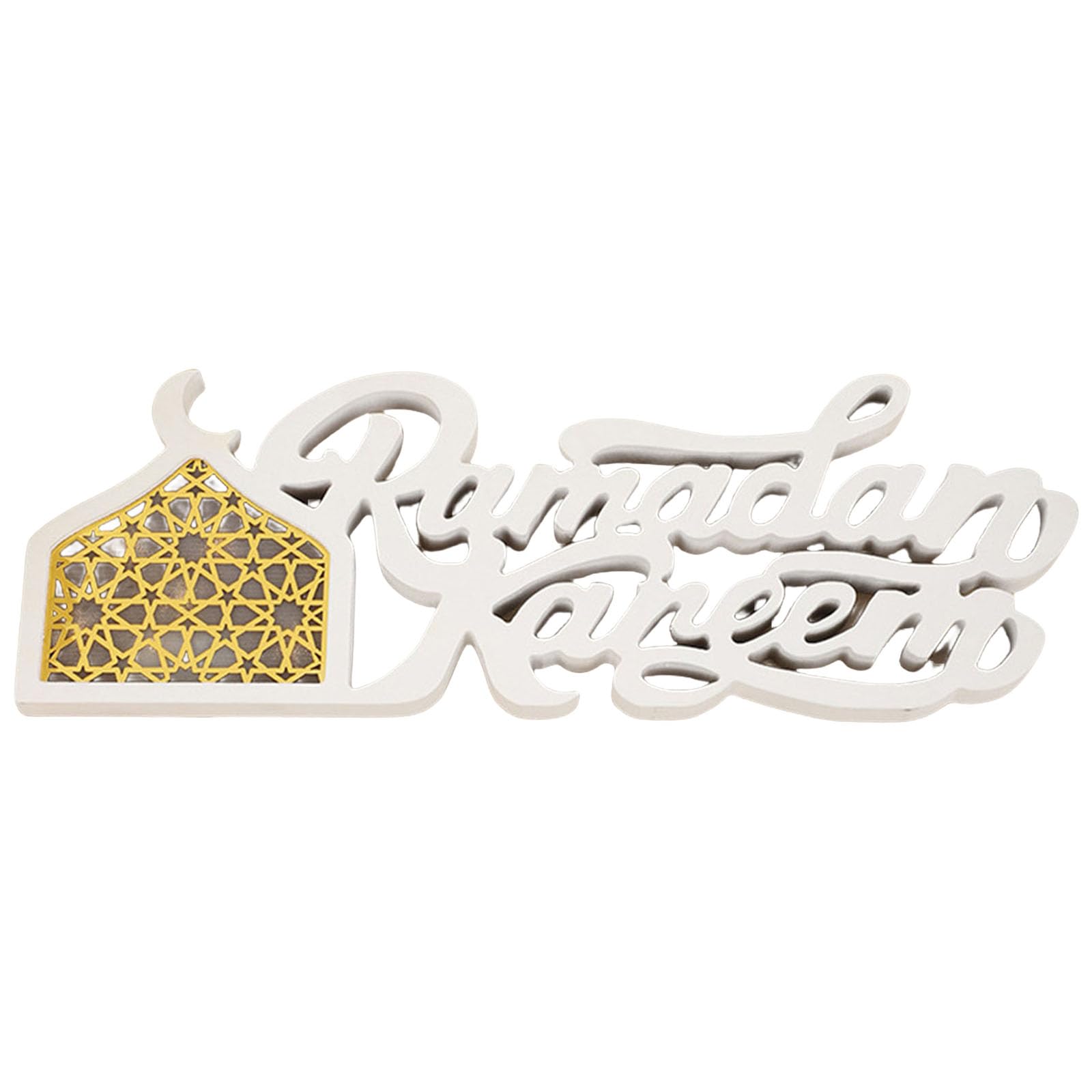 Hsioluted Eid Letter Decoration for Home and Celebration Sophisticated Desk Accessory Decorative Table Ornament Eid Celebration Decoration