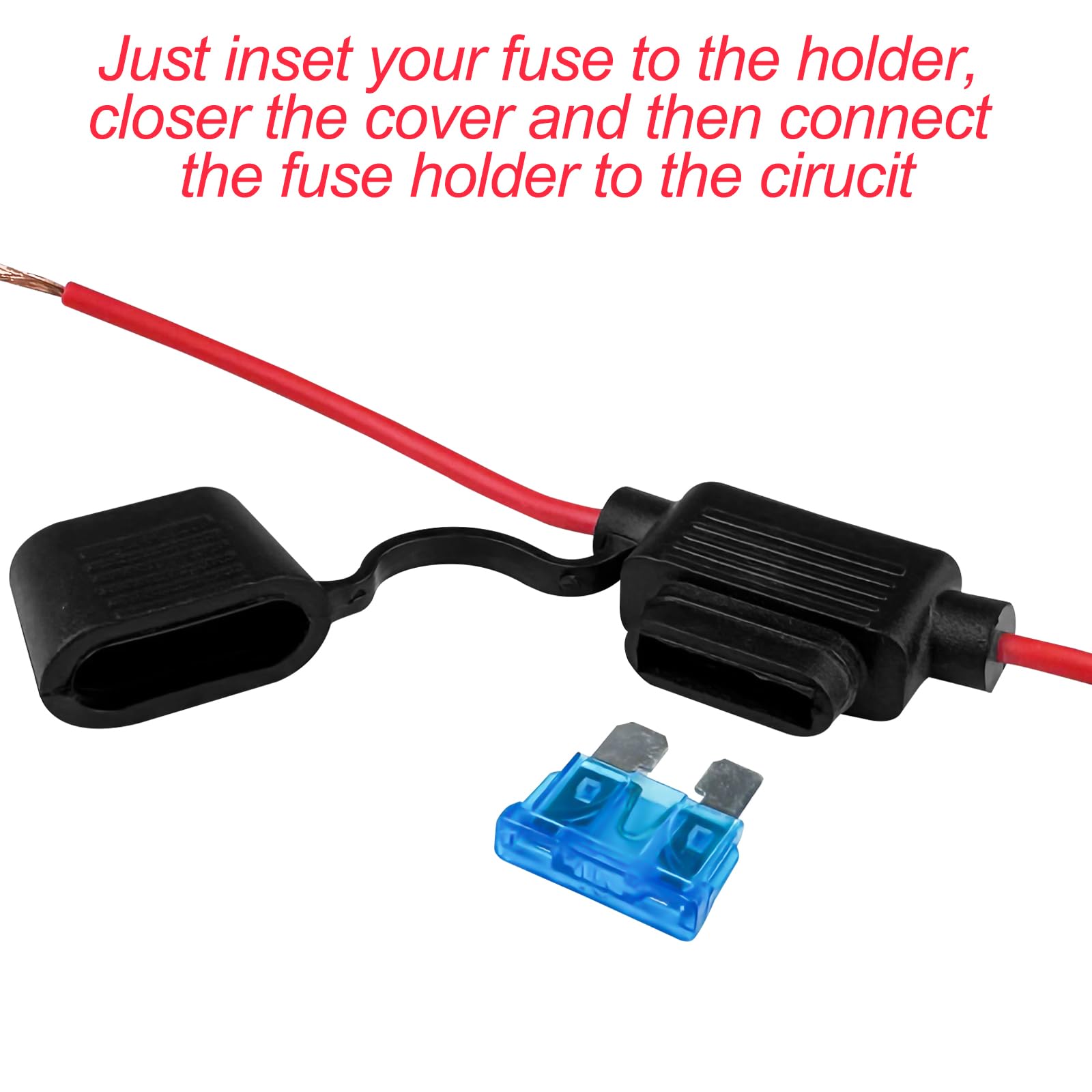 Portafusibili Auto 12V - Kit 6 Pezzi Con Fusibili, Per Auto, Camion, Moto, Barca - Foto 4