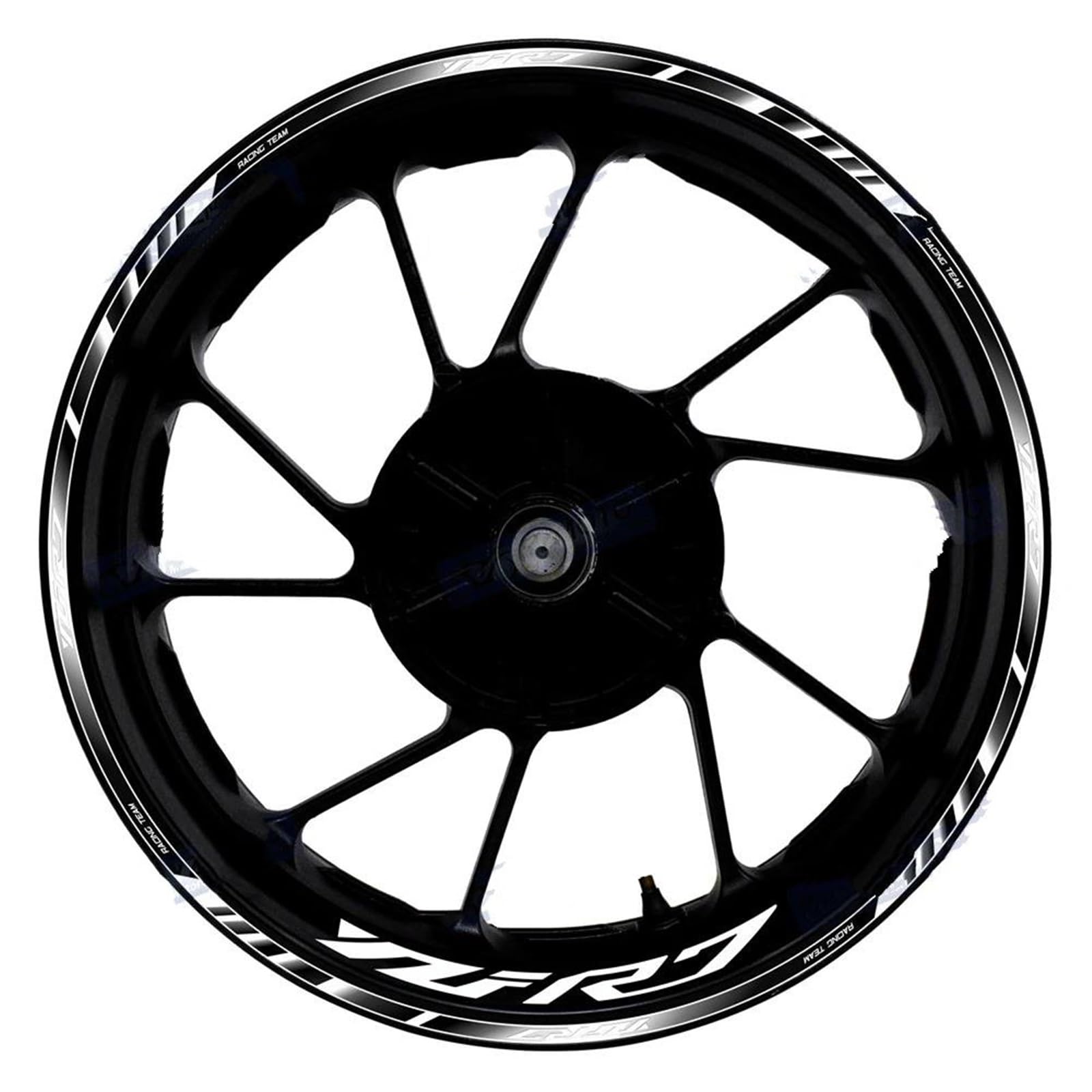 Motorcycle Accessories Reflective Rim Edge Stripes Wheel Stickers for Yamaha YZF R7 YZF-R7(Style 9)