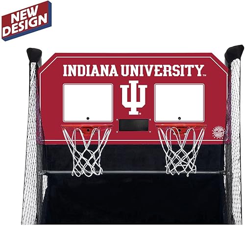 Miniatura 2 de Pop-A-Shot - Inicio Dual Shot con Indiana Hoosiers NCAA Gráficos l Sensor de puntuación l 16 modos de juego l 7 bolas l Almacenamiento plegable l