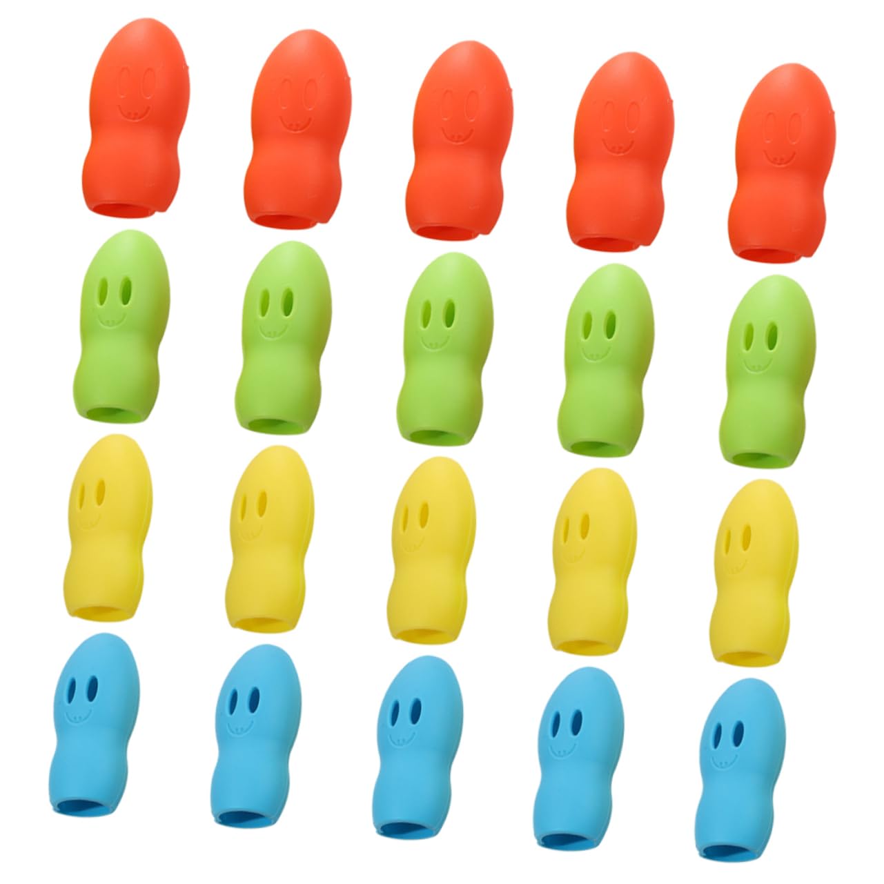 BESTYASH 5 Series Cubierta De La Cabeza del Cepillo De Fundas para Cabezales De Cepillos De Alcance Tapas Protectoras para Cepillos De Color Aleatorio 20 Piezas X 5