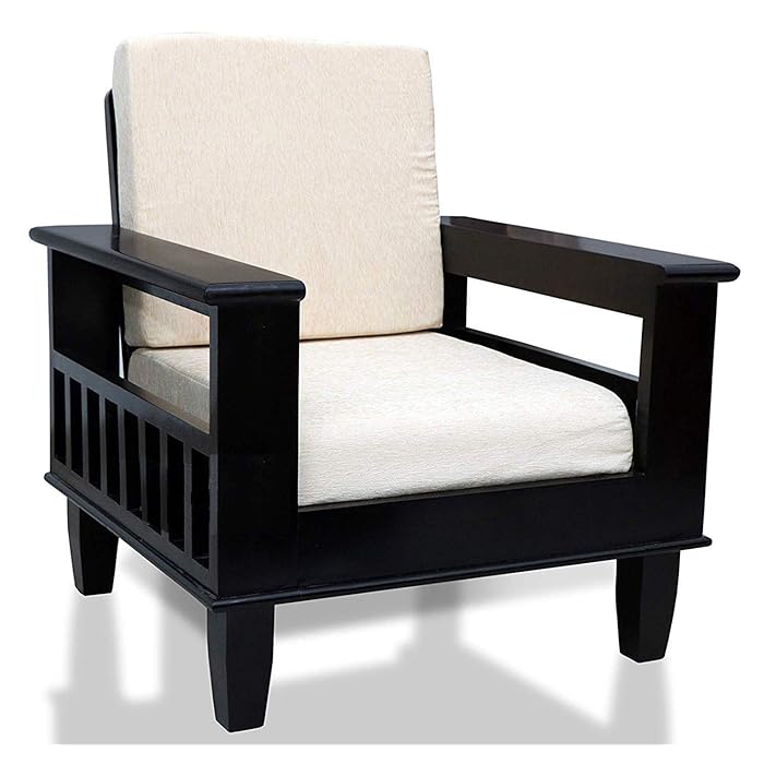 Buy MH Decoart Sheesham Wood 1 Seater Sofa for Living Room Bedroom Hall