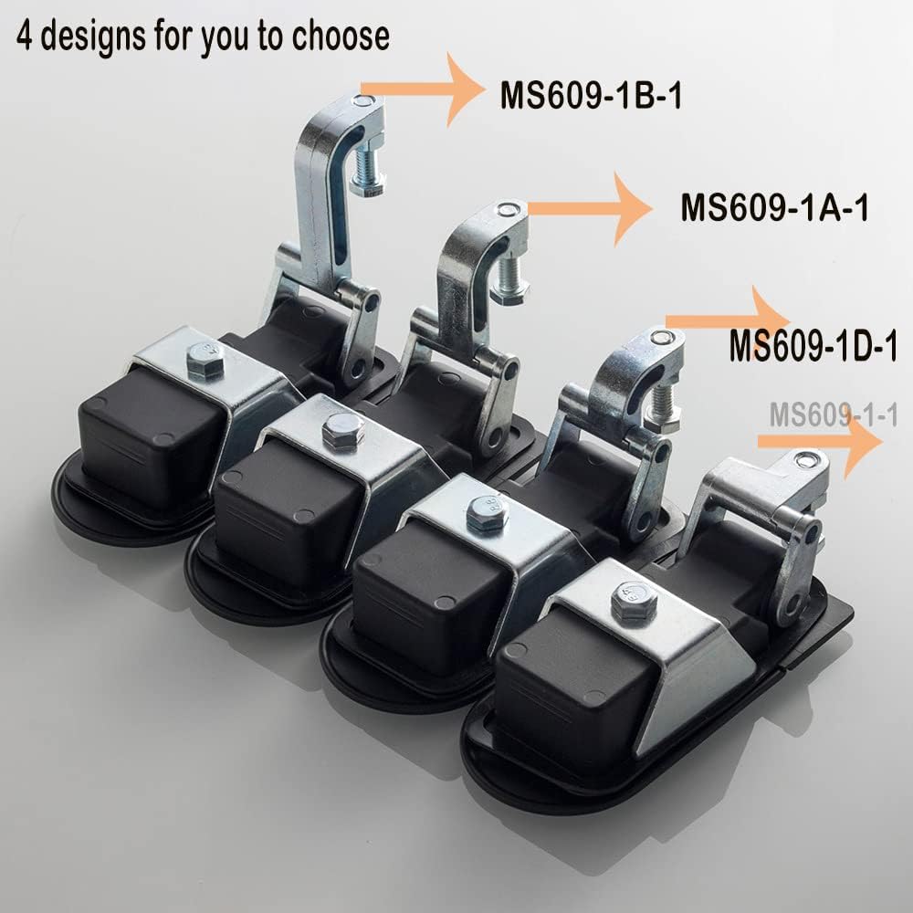 2 Sets Compression Latch with Keys, Adjustable Lever Hand Operated Compression Latch for RV Camper Boat Truck (MS609-1B-1, H=67mm)