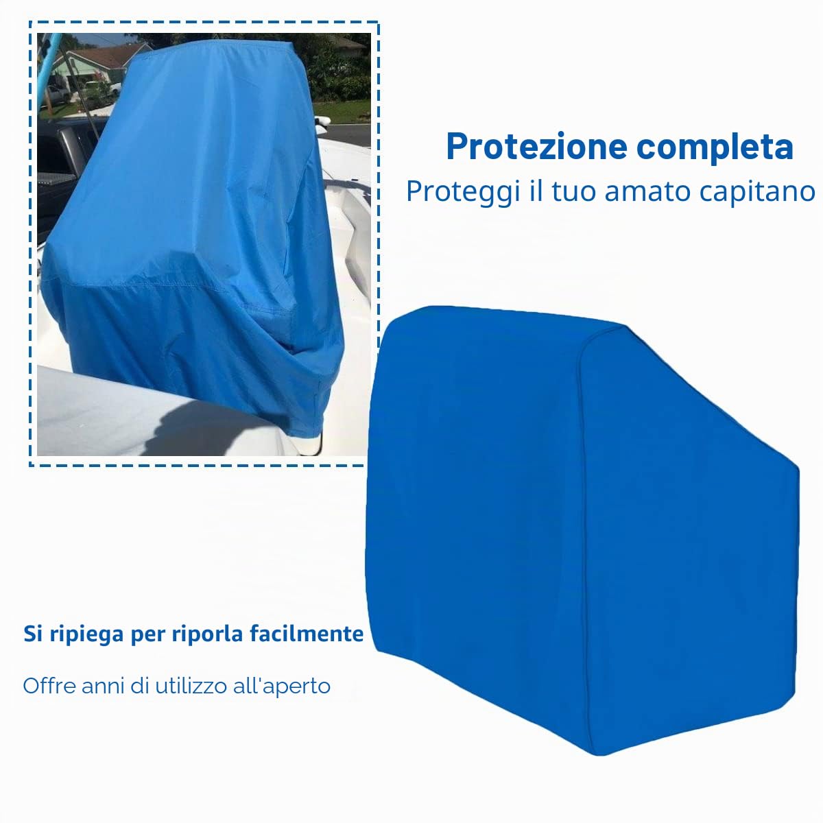 Copertura per console centrale per barche, impermeabile, impermeabile 600D, impermeabile, in tela di poliestere di grado marino (M)