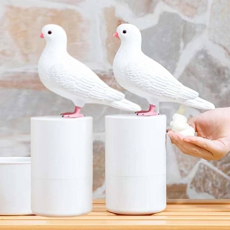 ハンドソープ　ディスペンサー　鳩　小鳥　新品未開封 Amazon｜鳥の石鹸ディスペンサー、ハトの石鹸ディスペンサー