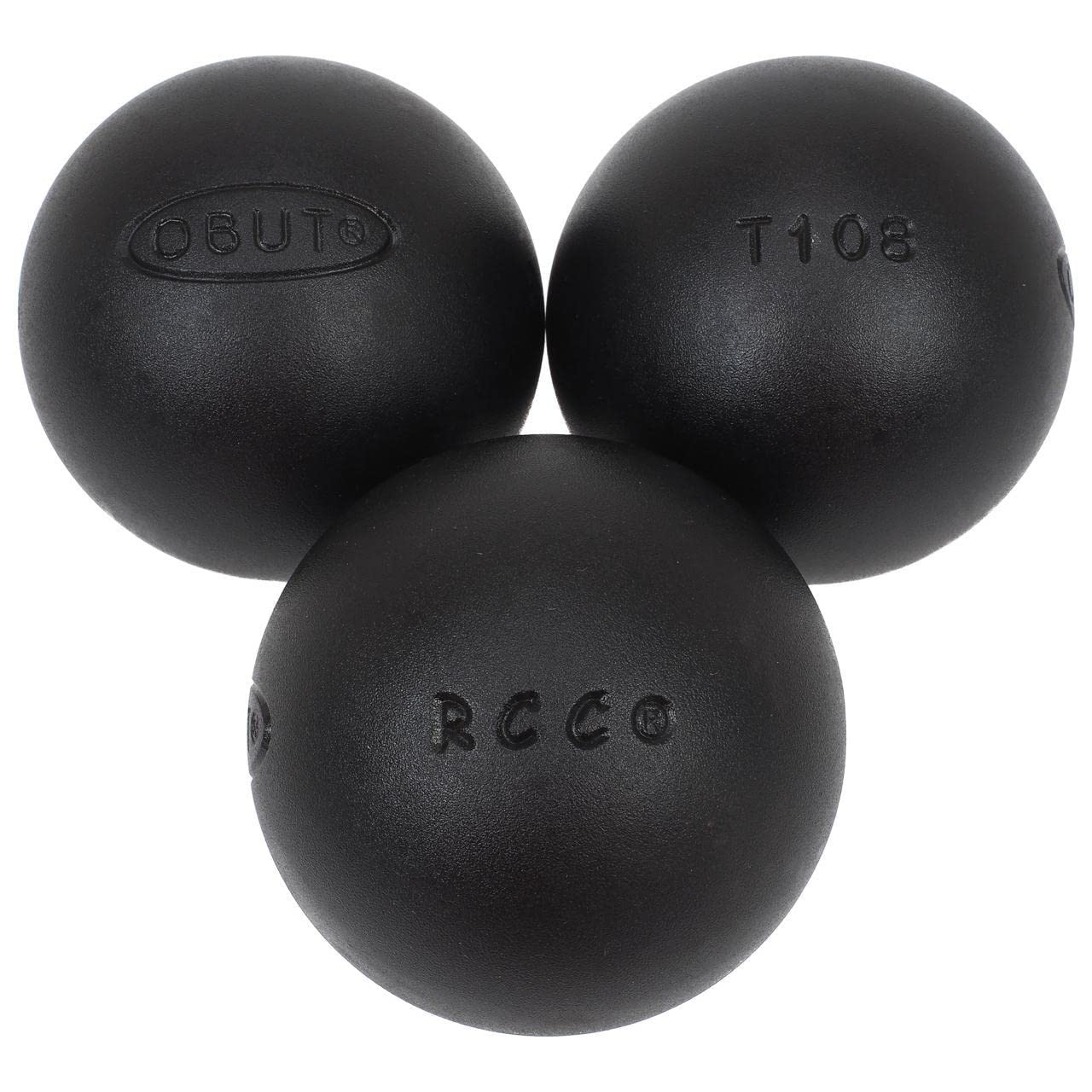 Obut - Rcc Plus 74 mm - Bolas de petanca - Negro