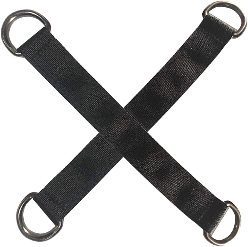 Tree Swing Straps, 2 PCS 25cm / 9.8inches Heavy Duty Hanging Straps Holds 440 lbs with Carabiner Perfect for Hammock, Plank - Image 9