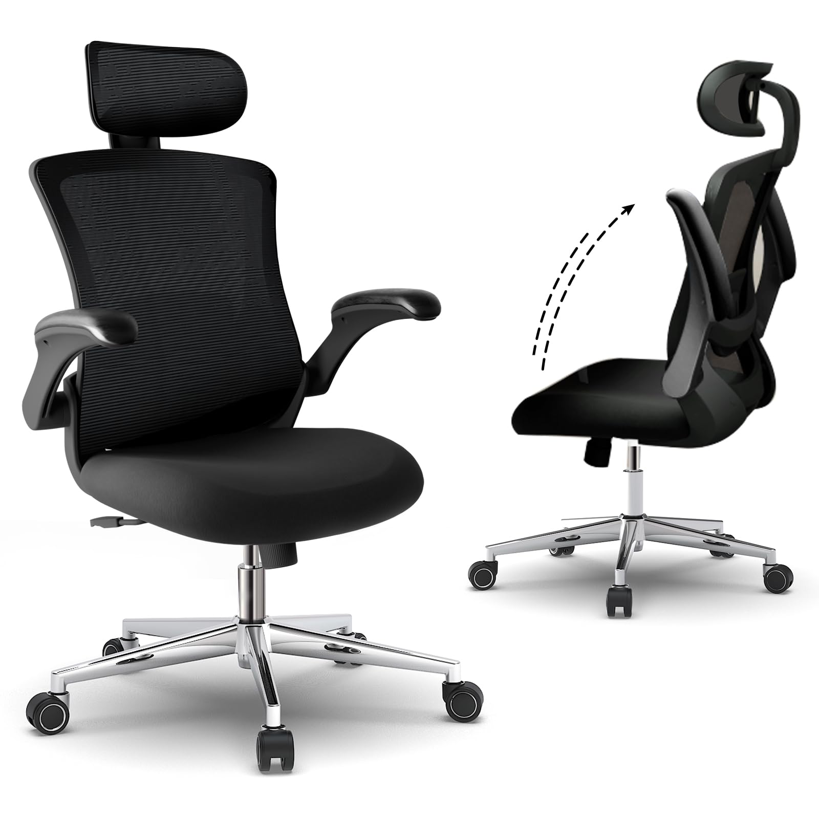 Office Chair Ergonomic Computer Desk Chair,High Back Mesh and Breathable Design,for Comfortable Home Office and Study