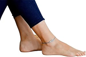 Pineapple Anklet - Dainty Gray Cord Ankle Bracelet with Silver Pineapple Charm