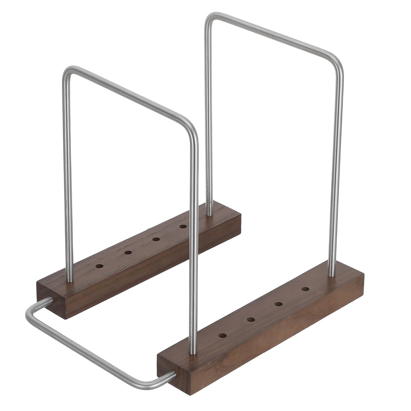 Estantería para Vinilos antideslizante con base clásica de madera para proteger CDs
