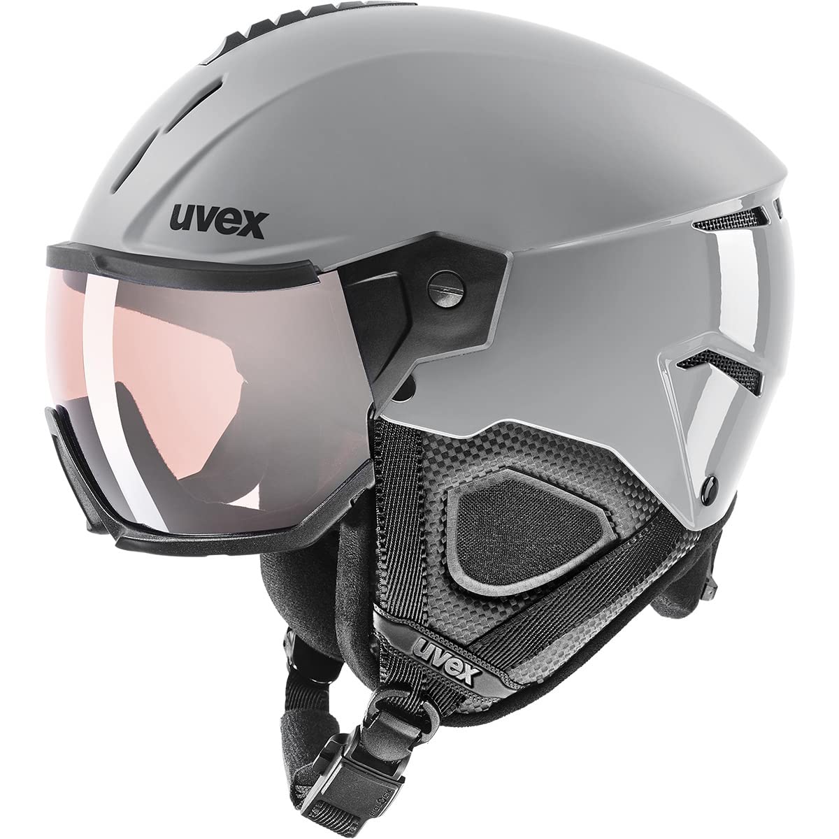 uvex instinct visor pro v - Skihelm für Damen und Herren - mit Visier - individuelle Größenanpassung