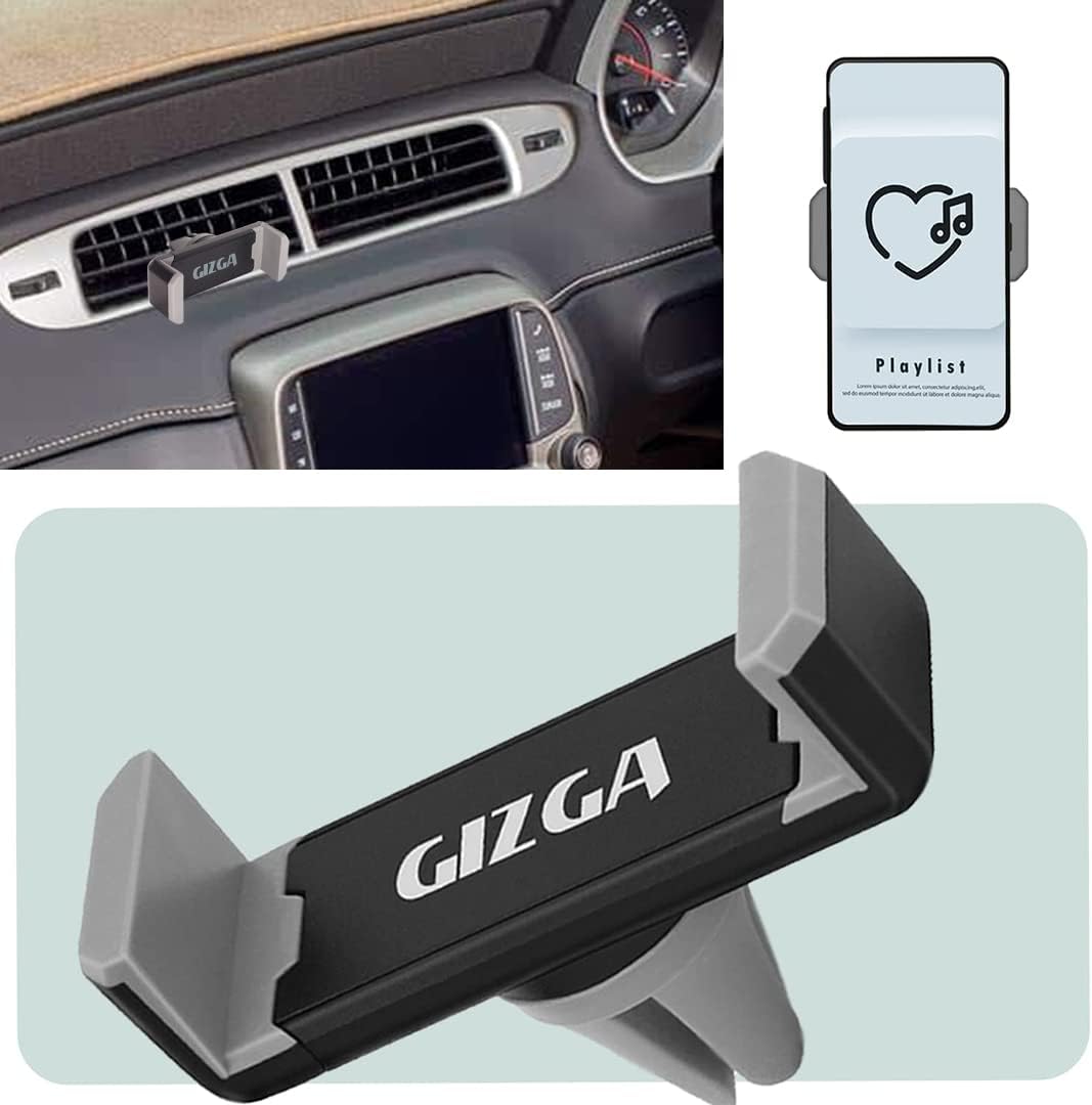 AirCase Gizga Essentials Air Vent Universal Car Mount Mobile Holder/Table Mount Mobile holder, with expandable jaw (Black-Grey)