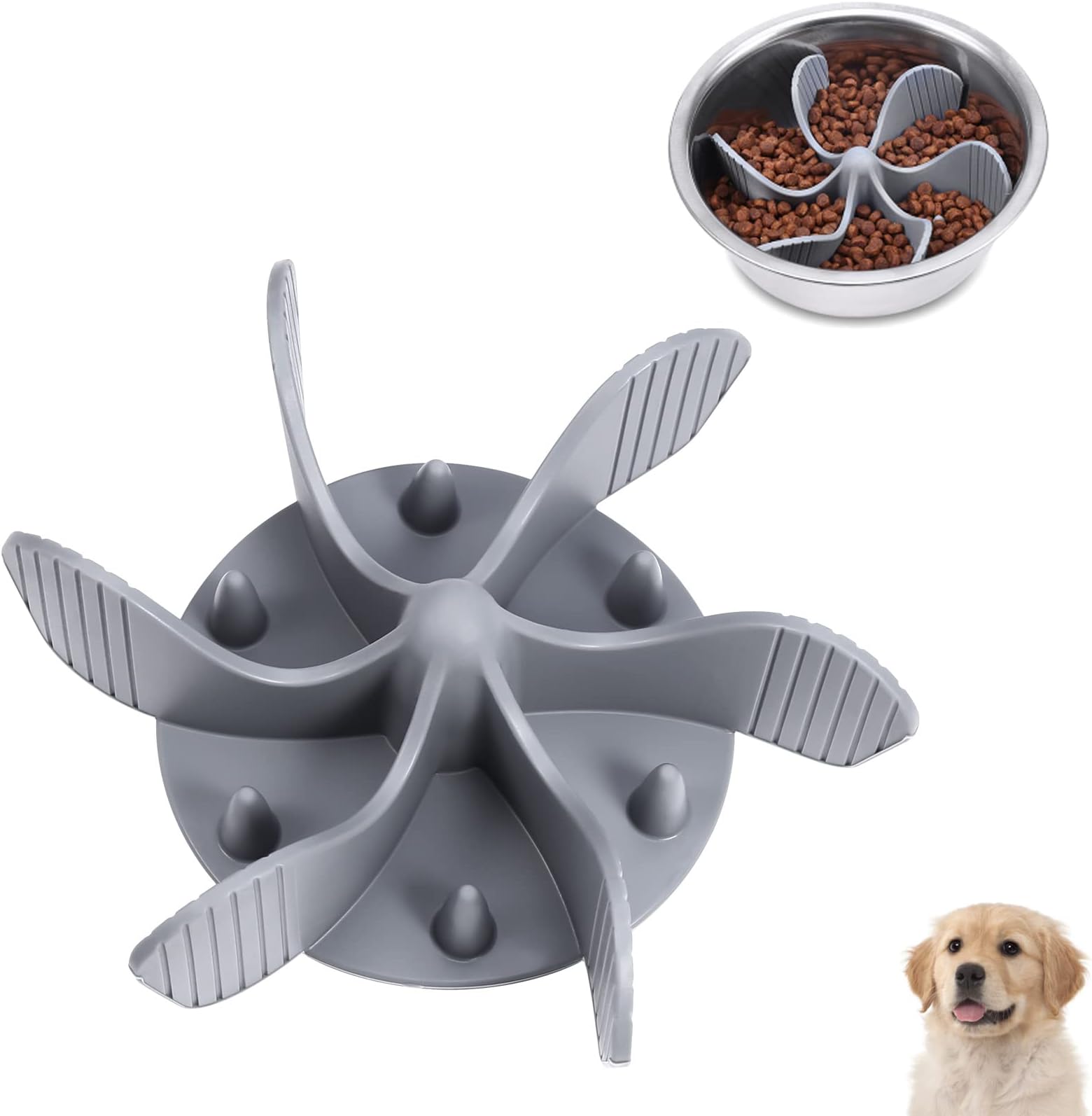 amir-dog-slow-feeder-with-36-strong-suction-cups-insert-slow-eating