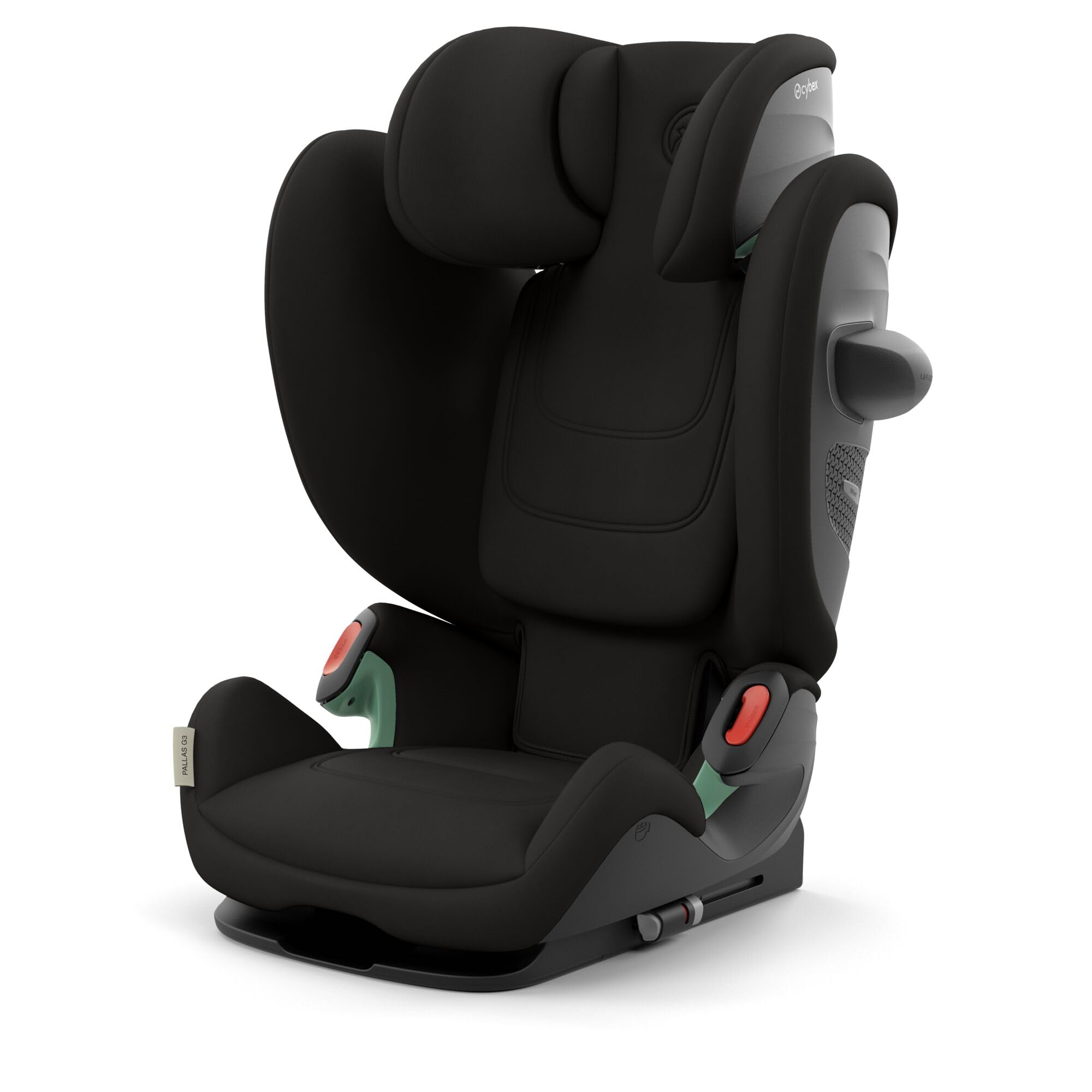 CYBEX Gold Silla de coche infantil Pallas G3 i-Size, 76-150 cm, desde aprox. 15 meses hasta aprox. 12 años (aprox. 9 a 50 kg), Magic Black