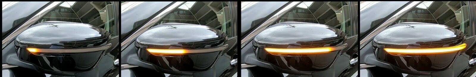 Clignotants LED pour Nissan Qashqai (J11) 2013-20 - Clignotant dynamique séquentiel