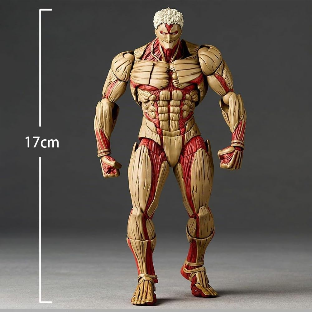 Reiner Braun, Action figure di Eren Jaeger, statua di anime con accessori intercambiabili Fighting Titan Form Eren Jaeger, statuetta da collezione, 17 cm