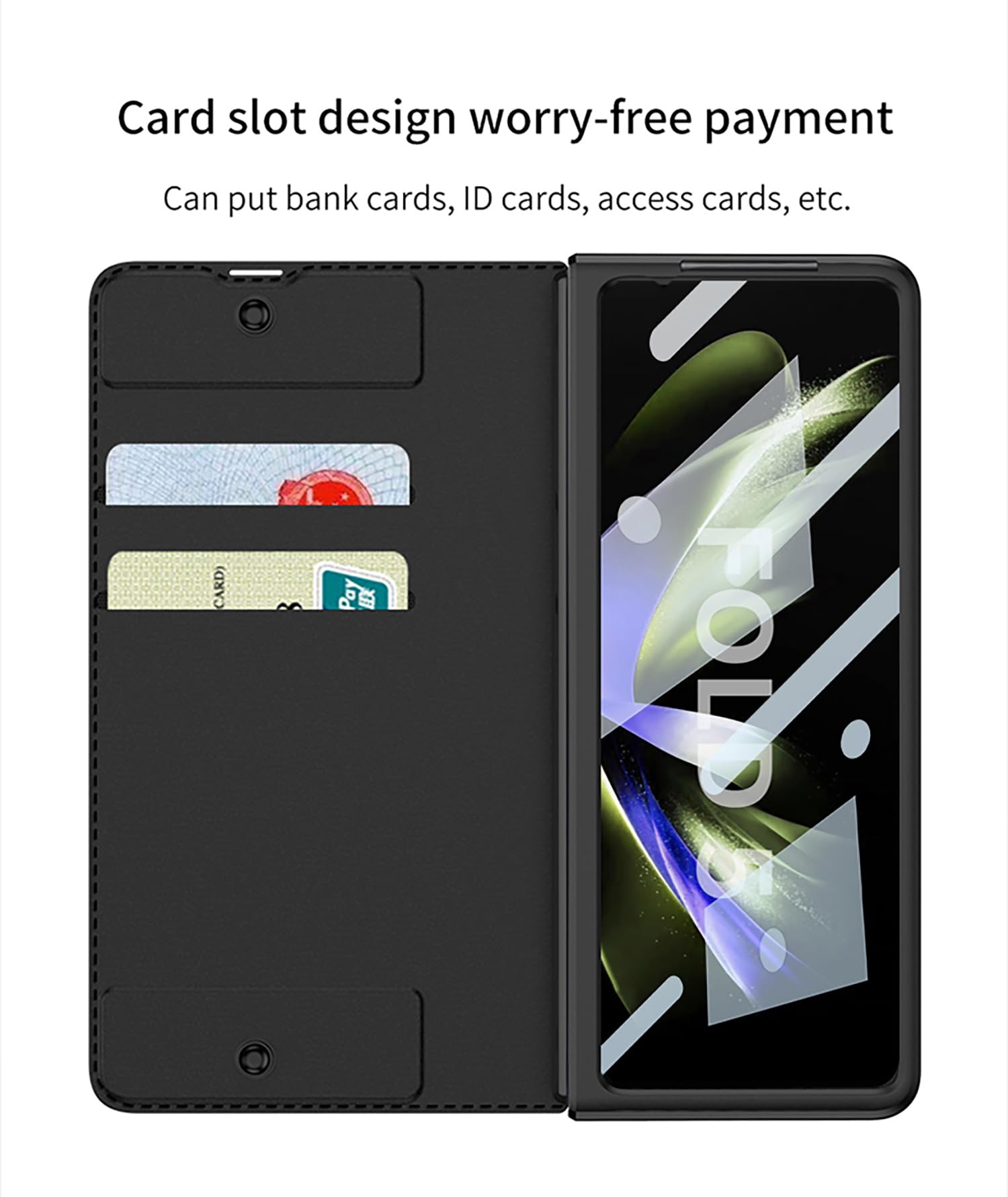 Amazon.com: SHIEID Galaxy Z Fold 5 Case with S Pen Holder Genuine