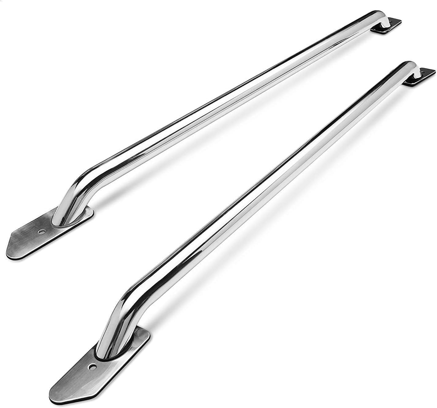 TAC Bed Rails Compatible with 1980-1996 F150/F250| 1997-2003 F150(Excl. F150 Super Crew Cab W/5.5' Short Bed) 6.5' Standrad Bed 304 Stainless Steel Truck Side Rails 2 Pieces