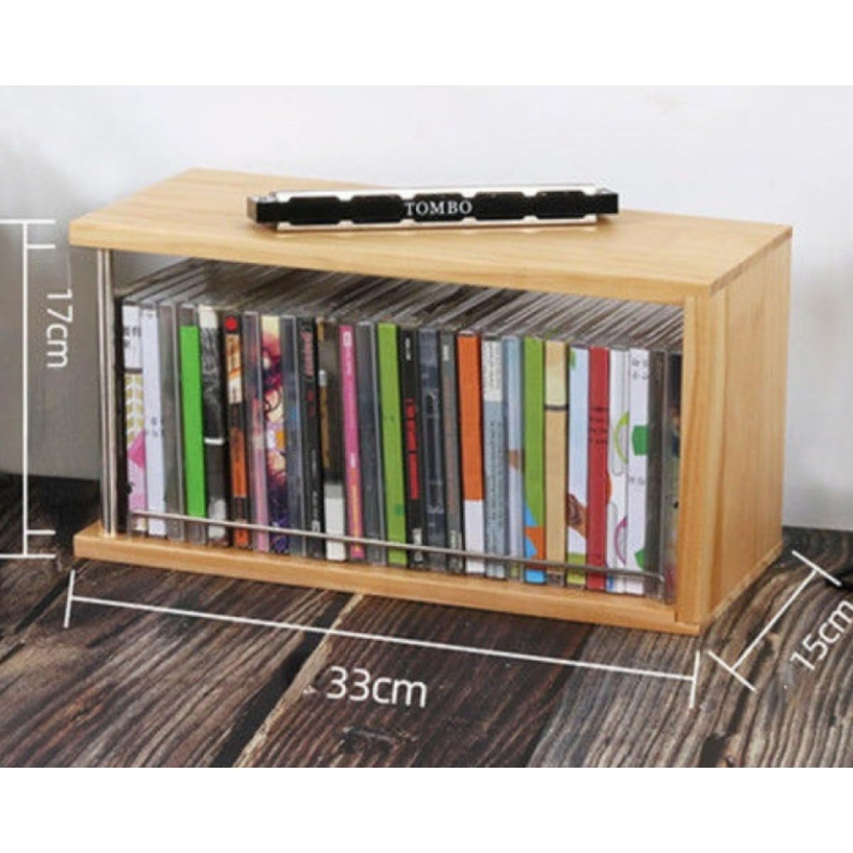 Amazon｜Rcuihak 収納ラック、木製収納ラック、ディスクラック