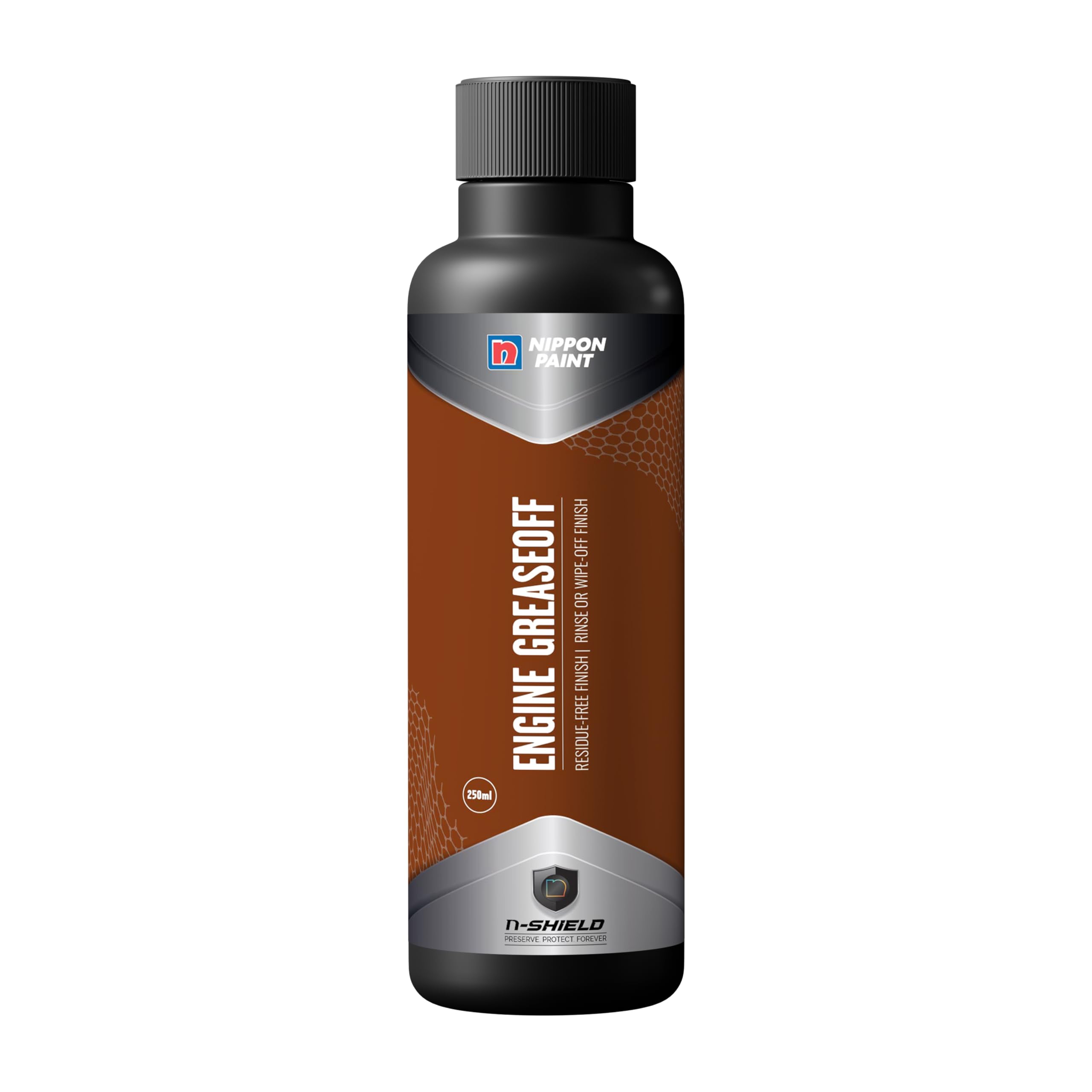 Nippon Paint n-Shield Engine Degreaser Spray 250ml | Powerful Engine Cleaner, Removes Oil, Dirt & Grime