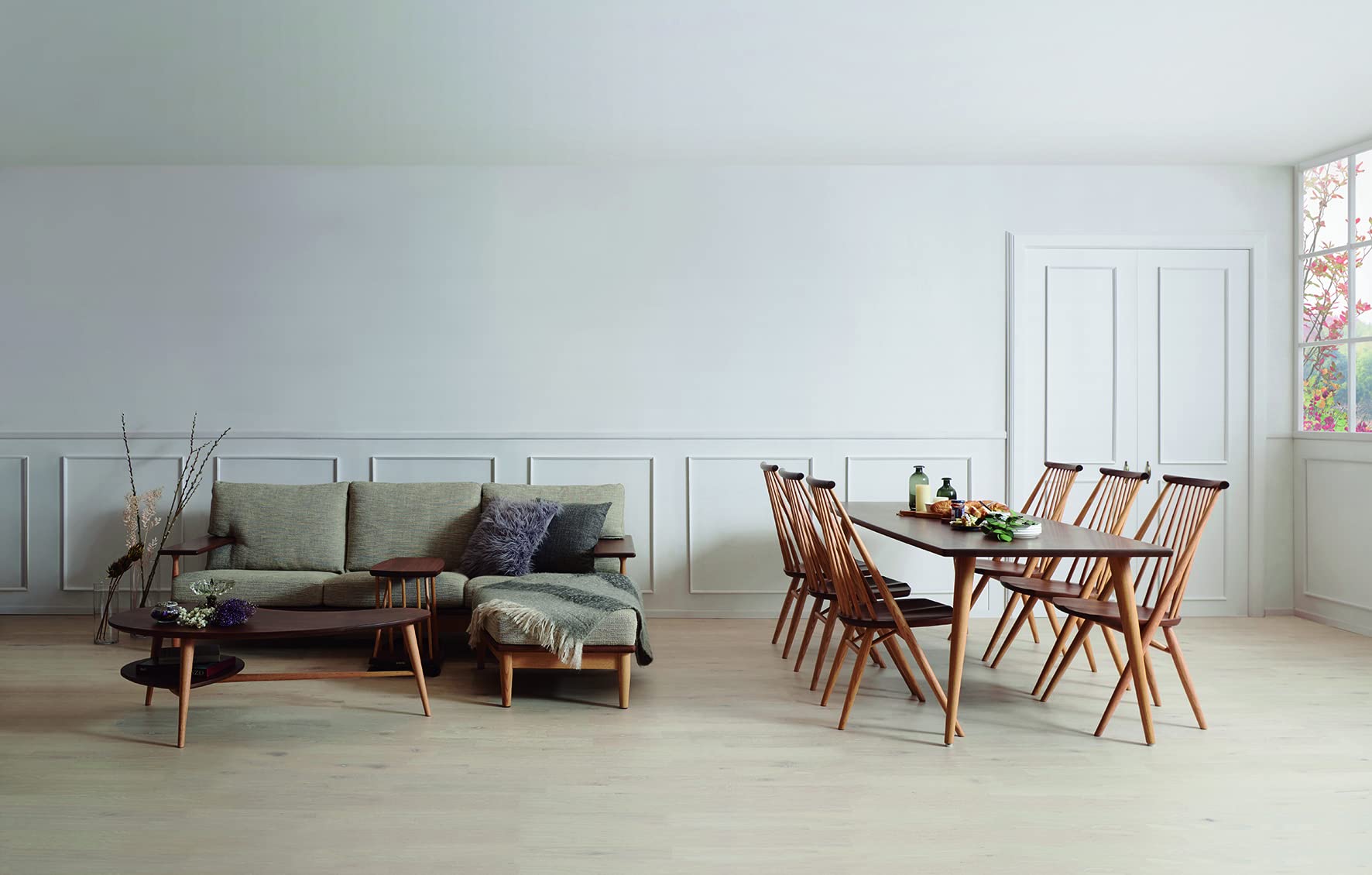 柏木工 KASHIWA CIVIL 3人掛ソファ (オーク) ヘッドレスト付 柏木工 KASHIWA CIVIL 3人掛ソファ (オーク) ヘッドレスト付